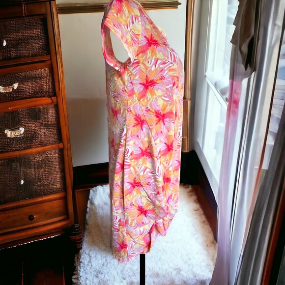 NWOT ADYSON PARKER (S) Tunic Dress in Vibrant floral design. - Picture 4 of 6